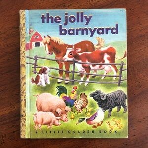 Vintage Little Golden Book ‘The Jolly Barnyard’ 1950